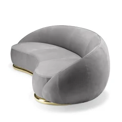 Divano a 3 posti Abbracci grigio*Ghidini 1961 Sale