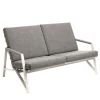 Divano a 2 posti Cottage Gray con struttura bianca*Talenti Discount