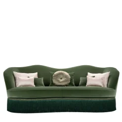 Divano a 3 posti Dione verde*Domingo Salotti New