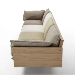 Divano a 4 posti in legno di quercia York St.*Durame Clearance