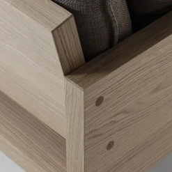 Divano a 4 posti in legno di quercia York St.*Durame Clearance