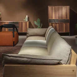 Divano a 4 posti in legno di quercia York St.*Durame Clearance