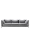 Divano a 3 posti in tessuto grigio Tasca*Ghidini 1961 Clearance