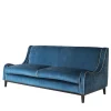 Divano a 3 posti in velluto blu navy Paris*LCI_DECORA Clearance