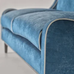 Divano a 3 posti in velluto blu navy Paris*LCI_DECORA Clearance