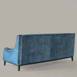 Divano a 3 posti in velluto blu navy Paris*LCI_DECORA Clearance