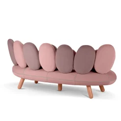 Divano a 3 posti Jelly rosa di Simone Micheli*Adrenalina