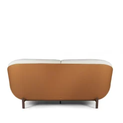 Divano a Due Posti Baida' con Guscio in Ecopelle*FROMM. Outlet