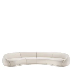 Divano Abbracci 4 moduli bianco di Lorenza Bozzoli*Ghidini 1961 Discount