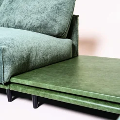 Divano angolare Boboli verde con tavolino*Mantellassi 1926 Outlet