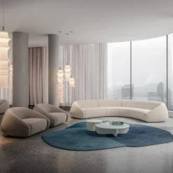 Divano Apper Beige 4 posti di Antonio Rodriguez*La Cividina Hot