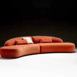 Divano arancione Erasmo*Black Tie Discount