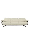 Divano Ayton in pelle bianca*Borzalino New