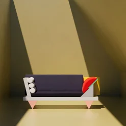 Divano Big Sur di Peter Shire - Milano*Memphis Online