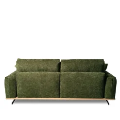 Divano Boboli in Tessuto Verde con Base in Legno*Mantellassi 1926 New