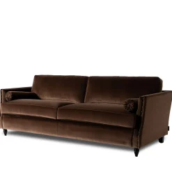 Divano Bramante in Velluto Marrone*Mantellassi 1926 New