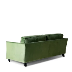 Divano Bramante in velluto verde a tre posti*Mantellassi 1926 Sale