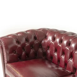 Divano Chesterfield pelle bordeaux*Mantellassi 1926 Online