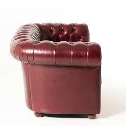 Divano Chesterfield pelle bordeaux*Mantellassi 1926 Online