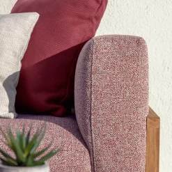 Divano Cleo in legno di accoya marrone di Marco Acerbis*Talenti