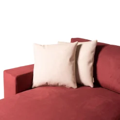 Divano con chaise longue Glam rosso*Mantellassi 1926 Best