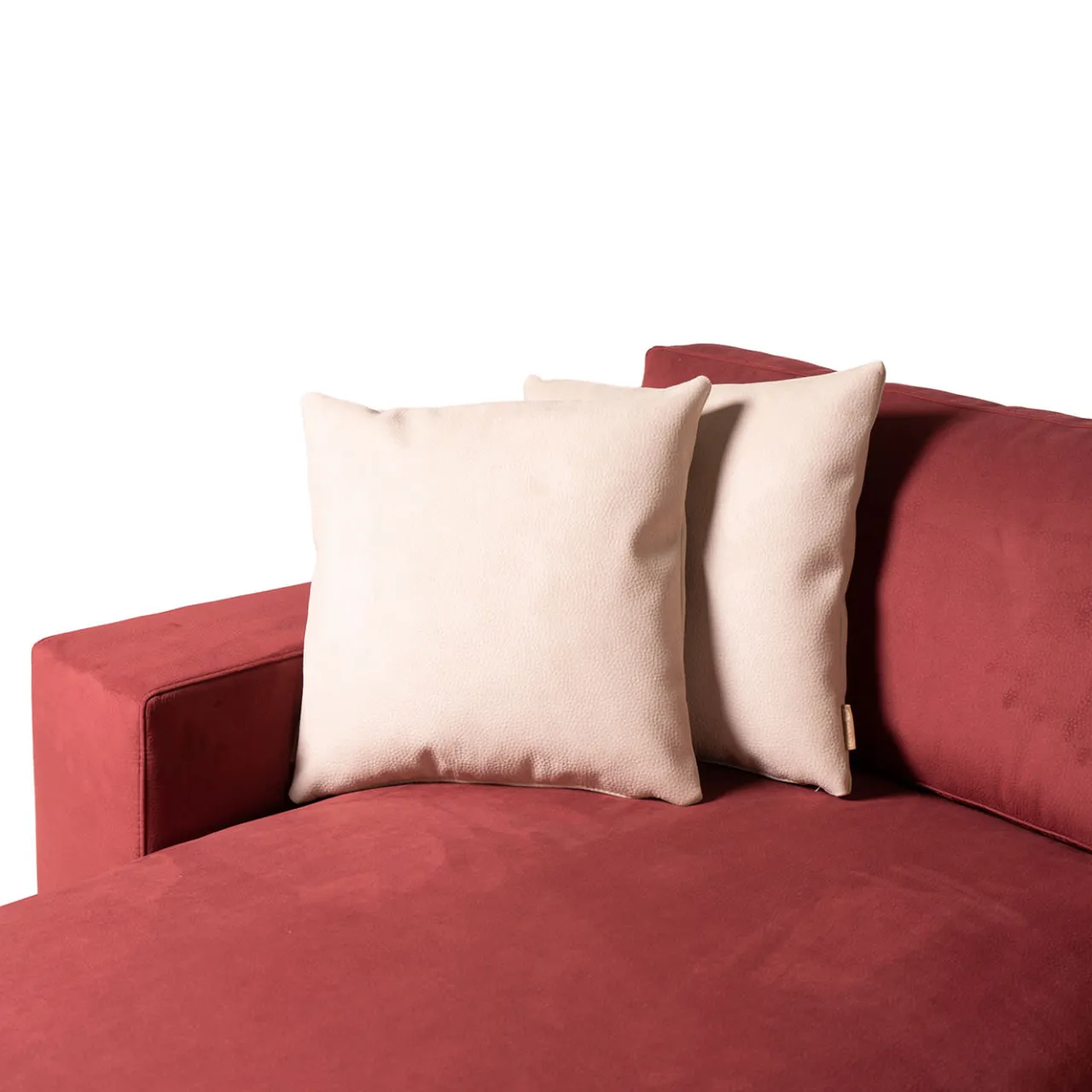 Divano con chaise longue Glam rosso*Mantellassi 1926 Best