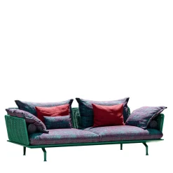 Divano Cruise Alu a 3 posti in policromia di L. & R. Palomba*Talenti Hot