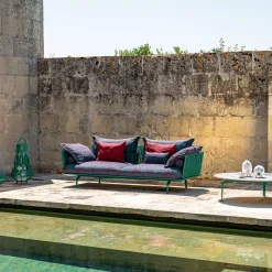 Divano Cruise Alu a 3 posti in policromia di L. & R. Palomba*Talenti Hot