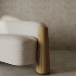 Divano curvo bianco Golfo*Livio Cioffi Best