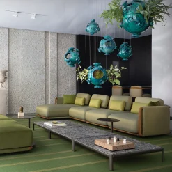 Divano da esterno Modular Citron Magnetico Moorea*Giorgetti Hot