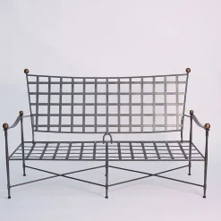 Divano da esterno reclinabile con cuscino a trama incrociata*DMG Fiesole Hot