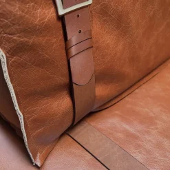 Divano Docker in pelle marrone cognac*DLA Design Lab Sale