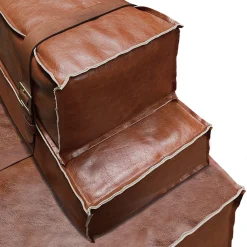 Divano Docker in pelle marrone cognac*DLA Design Lab Sale