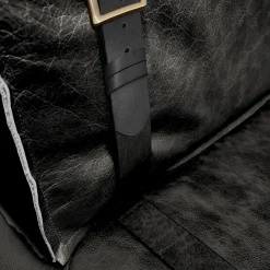 Divano Docker in pelle nera*DLA Design Lab Discount