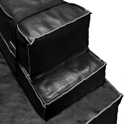 Divano Docker in pelle nera*DLA Design Lab Discount