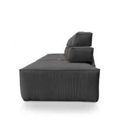 Divano Docker in velluto grigio cenere*DLA Design Lab