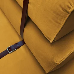 Divano Docker in velluto giallo oro*DLA Design Lab Hot