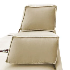 Divano Docker in velluto bianco crema*DLA Design Lab