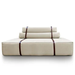 Divano Docker in velluto bianco crema*DLA Design Lab