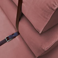 Divano Docker in velluto rosa antico*DLA Design Lab Sale