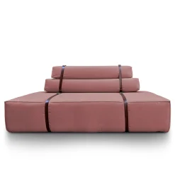 Divano Docker in velluto rosa antico*DLA Design Lab Sale