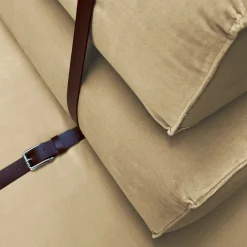 Divano Docker in velluto beige*DLA Design Lab New