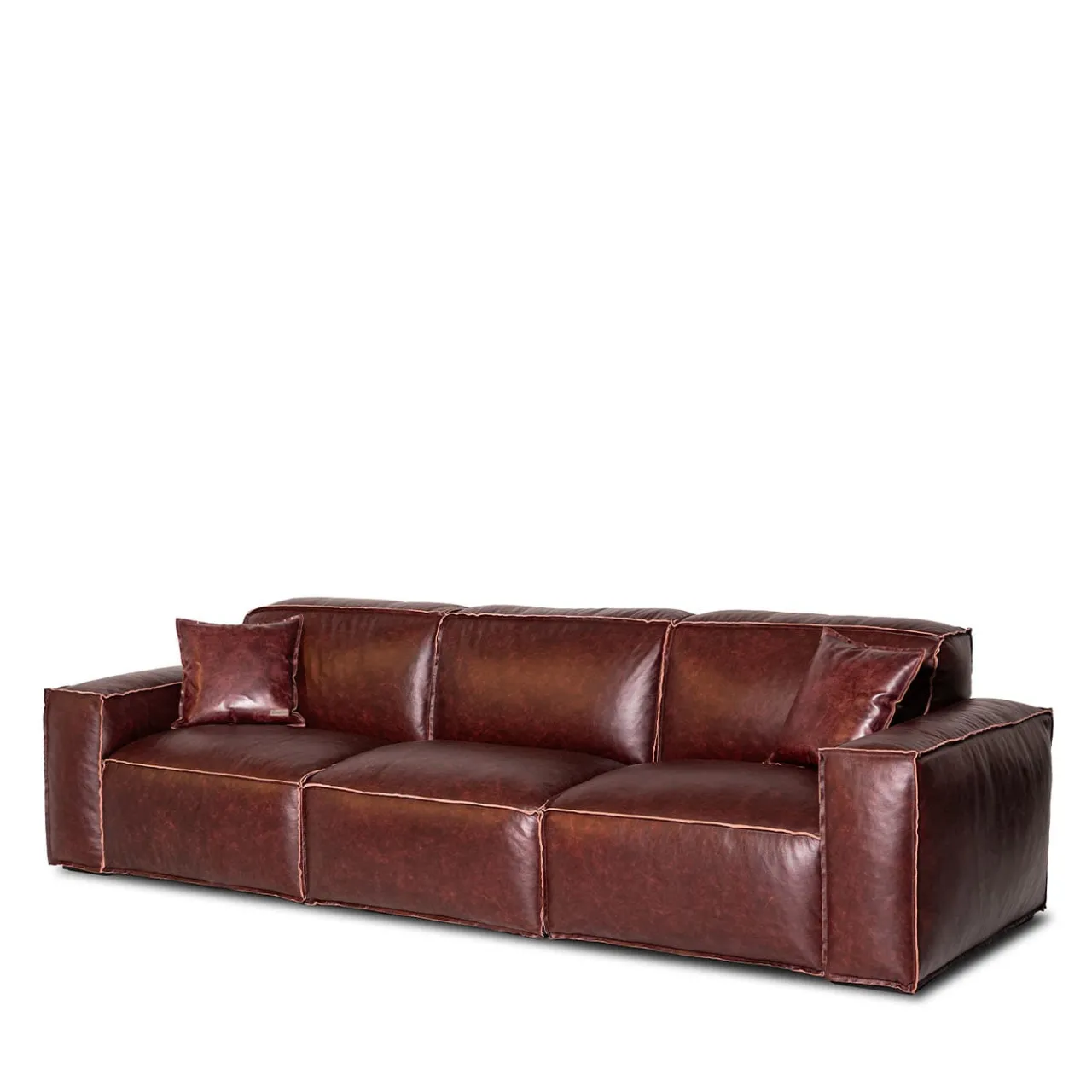 Divano Dodo in Pelle Mogano*Mantellassi 1926 Online