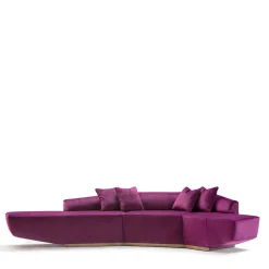 Divano DUBHE' in Velluto Viola*Living Couture Discount
