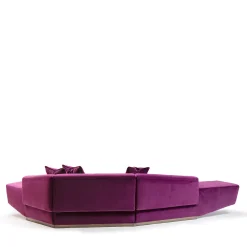Divano DUBHE' in Velluto Viola*Living Couture Discount