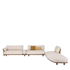 Divano Ellipse White a 3 moduli di Chiara Andreatti*Gebrüder Thonet Vienna GmbH (GTV) – Wiener GTV Design Clearance