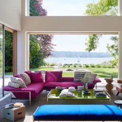 Divano Esosoft 3 posti viola di Antonio Citterio*Cassina Online