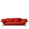 Divano Esosoft a 3 posti arancione di Antonio Citterio*Cassina Best