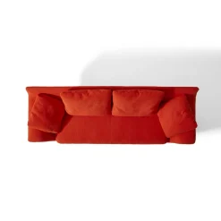 Divano Esosoft a 3 posti arancione di Antonio Citterio*Cassina Best