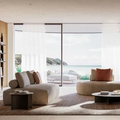 Divano Freestyle Platform in Tessuto Rosa*Mantellassi 1926 Outlet